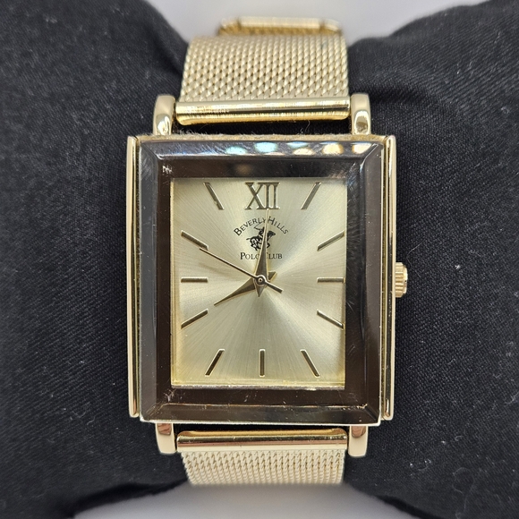 Beverly Hills Polo Club Gold tone Square Watch - Picture 1 of 12